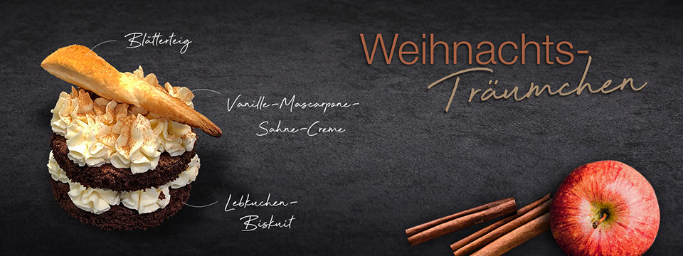 Apfel-Lebkuchen-Dessert-Törtchen