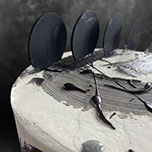 Zitronentorte von oben