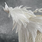 Tauftorte mit Flügel