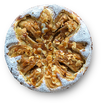 Birne-Marzipan Kuchen